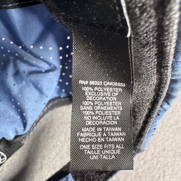 Nike Golf Hat Cap Strap Back One Size Blue Perforated Swoosh SQ ONE Mens - Picture 11 of 12